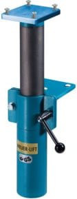 Brockhaus Heuer Höhenverstellgerät 104240 für Parallelschraubstock mit einer Backenbreite von 140 mm in Blau - Bild 1