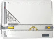 Aristo Zeichenplatte Geo Board transparent und weiß aus Kunststoff für die Schule - Bild 1