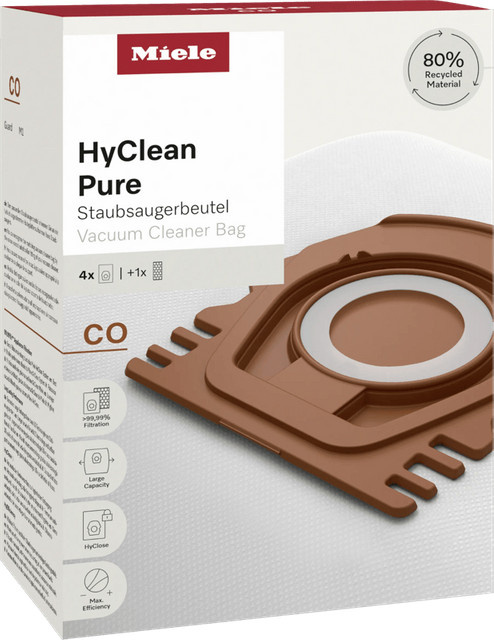 Miele CO Hyclean Pure Staubbeutel 4er Pack - Bild 1