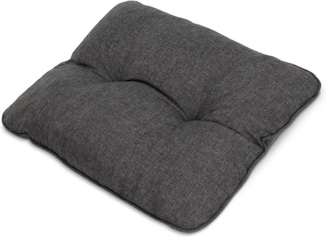 Beautissu Beauflair Loungekissen Outdoor Rücken Graphitgrau B: 50 cm, H: 40 cm, T: 12 cm - Bild 1