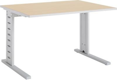 Schäfer Shop Select Schreibtisch Moxxo IQ in Ahorn-Dekor mit C-Fuß, B/T/H: 120 x 80 x 73,5 cm - Bild 1