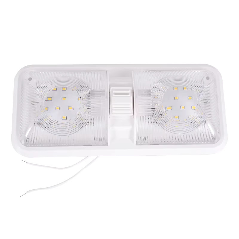 Rhyming Highlight LED Deckenleuchte für Wohnmobile und Camper, verstellbar, weißes Licht, transparent/weiß - Bild 2