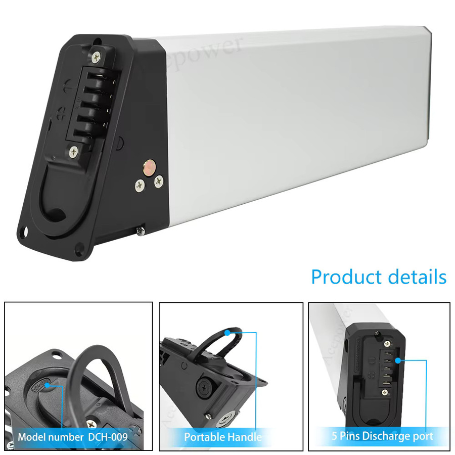 Ridstar DC-26 H26 Pro E-Bike Batterie 48V 13Ah für Ridstar Winter H20 und Engwe faltbare E-Bikes - Bild 3