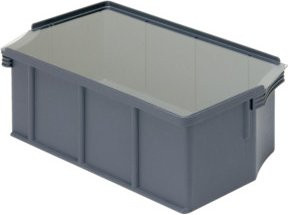 Bito Staubdeckel SD5317 transparent grau, B/T/H: 52,5 x 17,3 x 1,73 cm - Bild 1