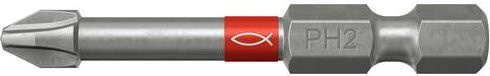 Fischer Kreuzschlitz-Bit PH 2 FPB PH 2W 1 557841 aus Stahl in Silber - Bild 1