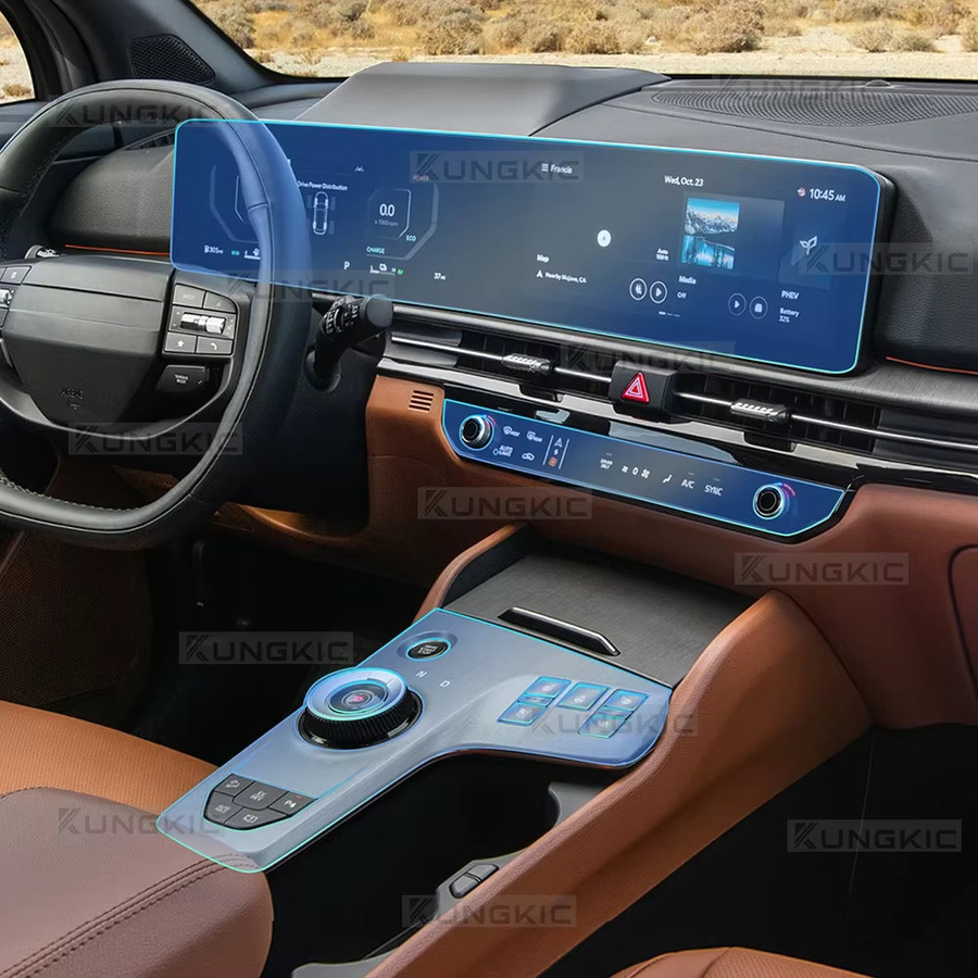 KUNGKIC Transparente TPU-Schutzfolie für Kia Sportage 2026 2027 Mittelkonsole und Navigationsbildschirm Kratzfest - Bild 2