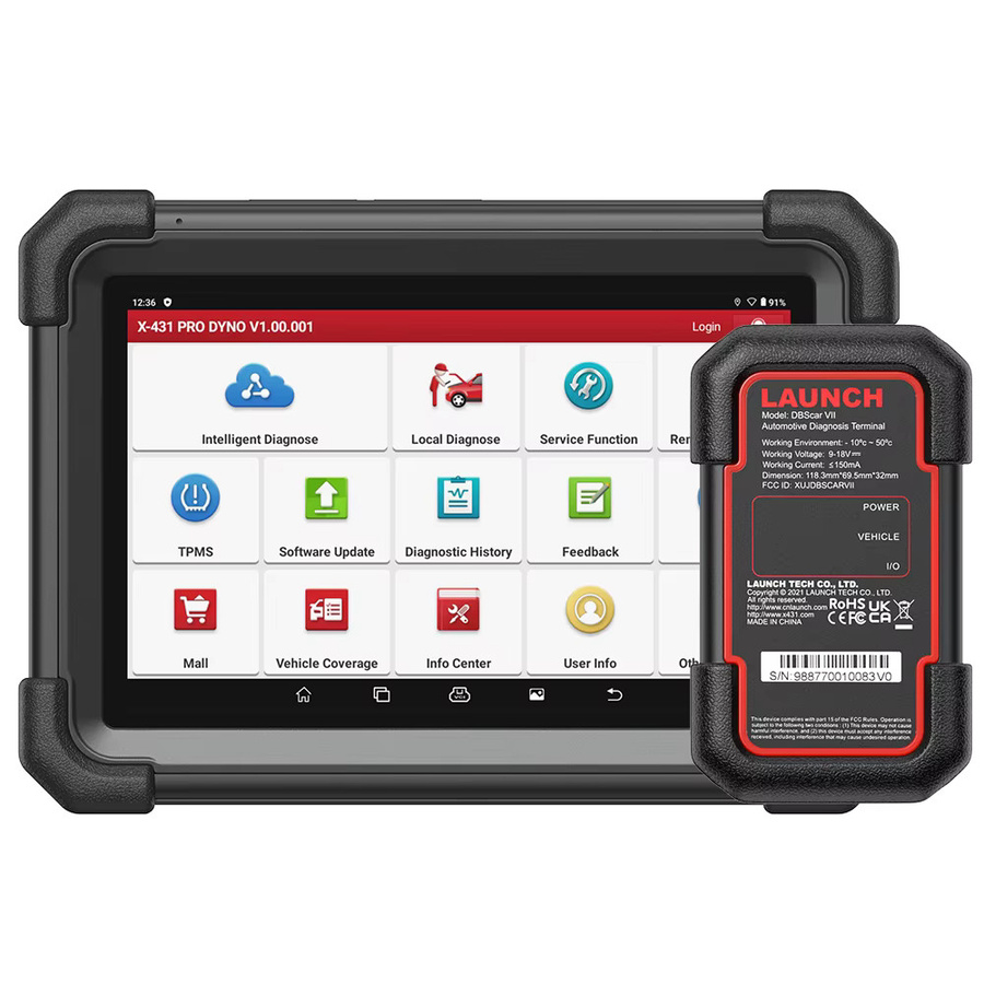 LAUNCH X431 PRO DYNO OBD2 Auto Diagnose Werkzeug Scanner in Schwarz - Bild 3