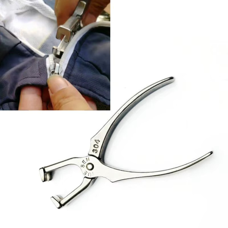 eelhoe Edelstahl-Reißverschlusszange in Silber als DIY-Reparaturset für Kleidung und Schuhe - Bild 5