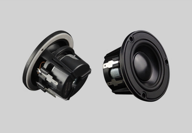 GHXAMP 2-Zoll HiFi-Breitbandlautsprecher in Schwarz, 2 Stück, 4 Ohm, 25W - Bild 1