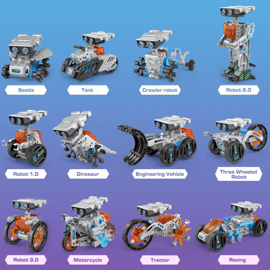 Kmoist 12-in-1 Roboterspielzeug, Lernwerkzeug, ab 8 Jahren - Bild 4