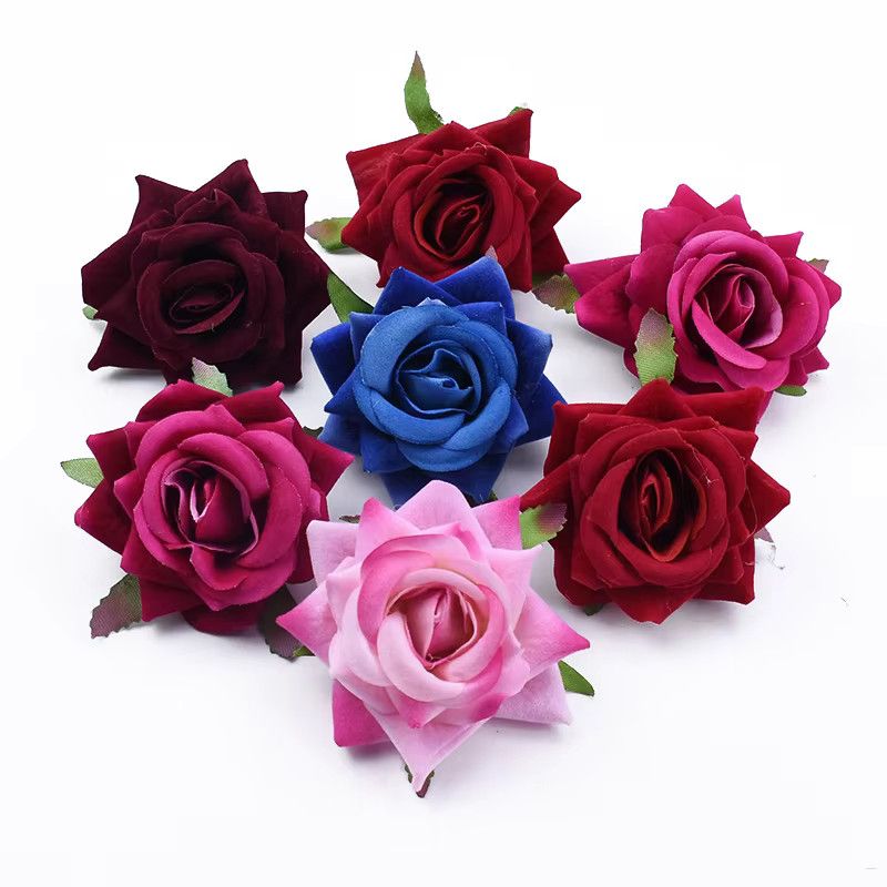 TTCY Künstliche Blumen als dekoratives Bouquet für Hochzeiten, Gartenbögen und DIY-Geschenke, Multicolor - Bild 3