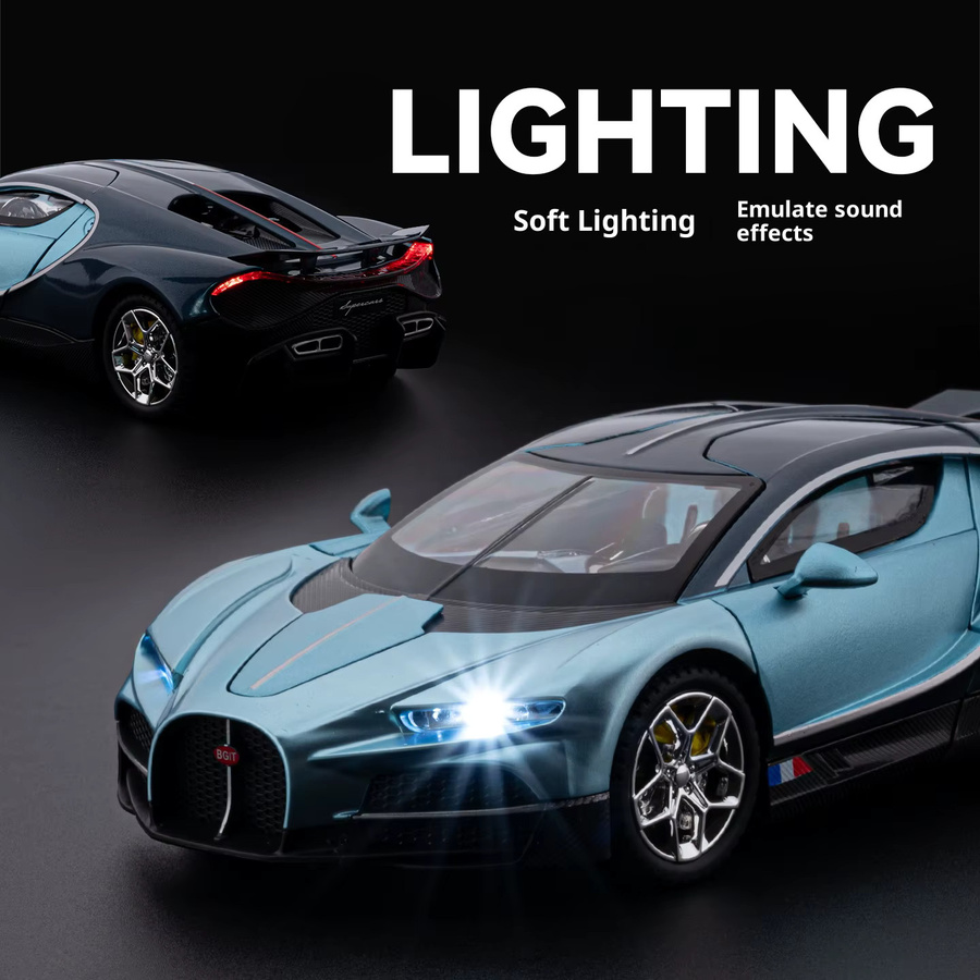Maisto Bugatti Tourbillon Sportwagen-Modell, Metalldruckguss, Maßstab 1:24 - Bild 3