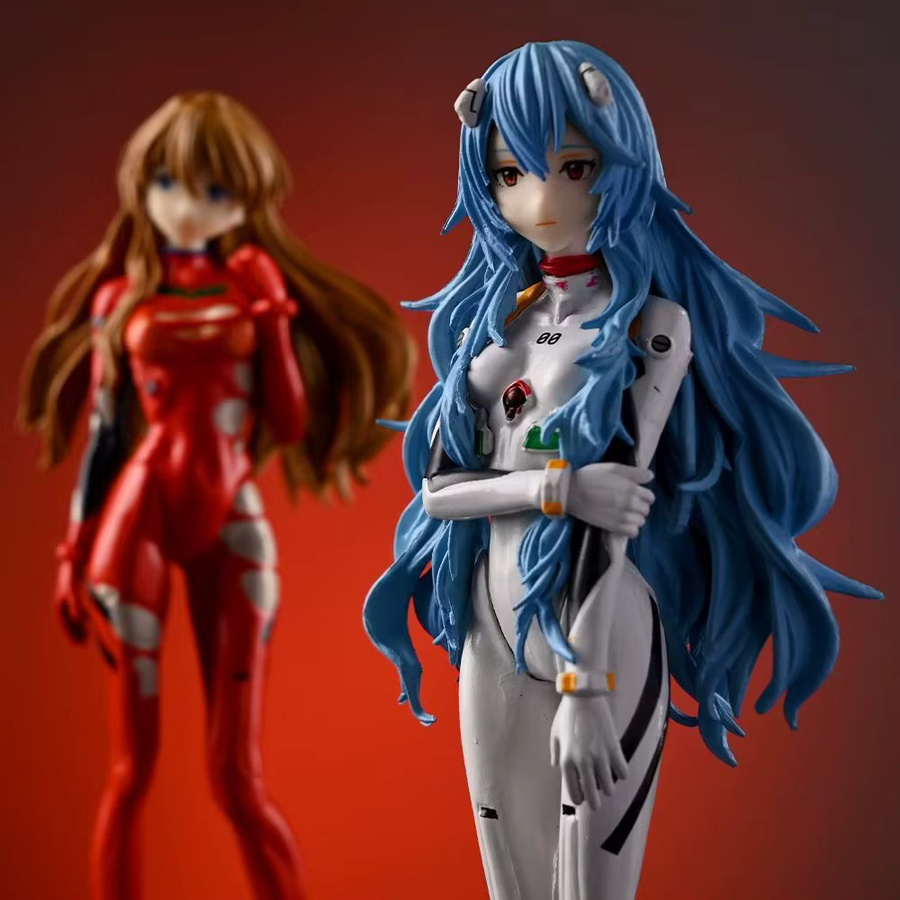 Bandai Neon Genesis Evangelion Eva Ayanami Rei Kawaii Figur, PVC-Modell, Einzelfigur, Bunt / Mehrfarbig - Bild 2