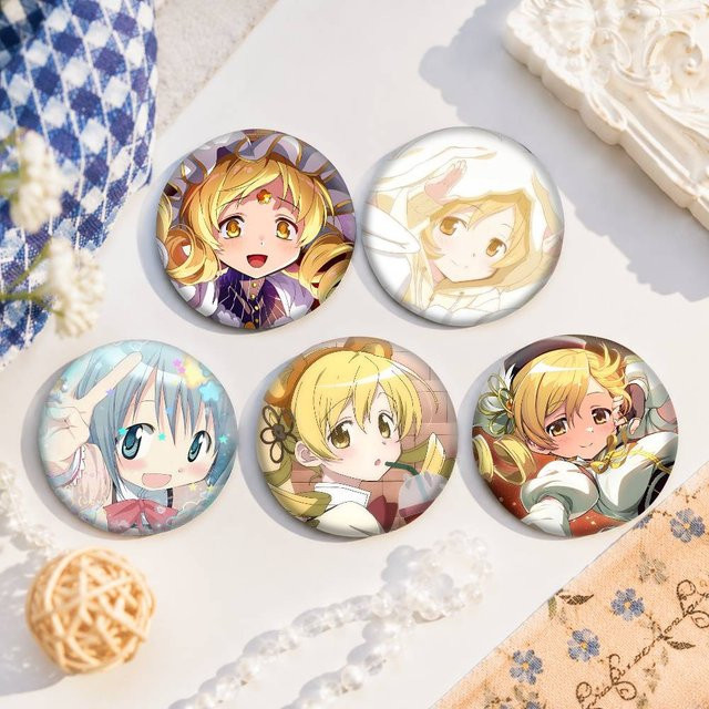 Puella Magi Madoka Magica Snap-in-Pins, Brosche, Unisex - Bild 1