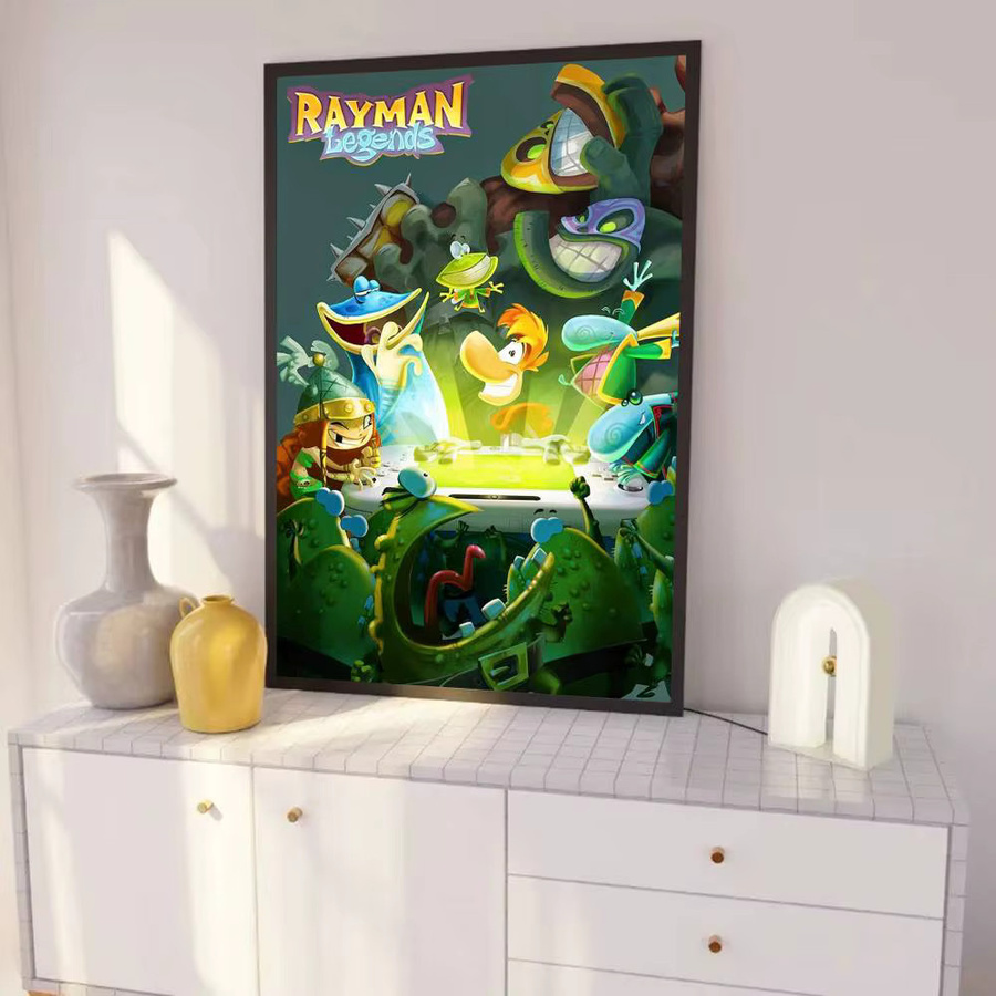 Rayman Legends Poster von Bilibili, selbstklebend und wasserfest, mehrfarbig, rechteckig - Bild 6