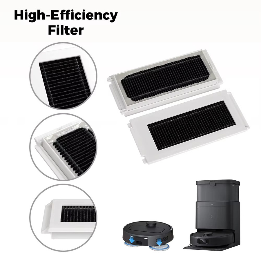 Ecovacs HEPA-Filter Ersatzteile für DEEBOT N30 Pro N30 Omni N30 Pro Omni Roboterstaubsauger in Weiß - Bild 5