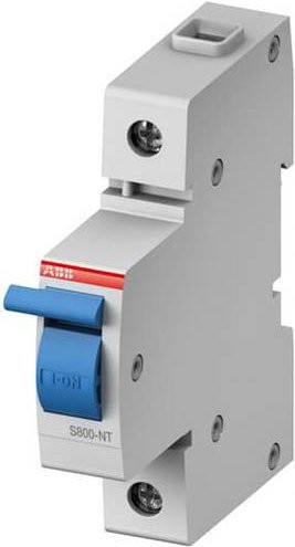 ABB S800-NT Trennbarer Neutralleiter 63A grau rechtsseitig anbaubar an S800 Neutralleiter 63A - Bild 1