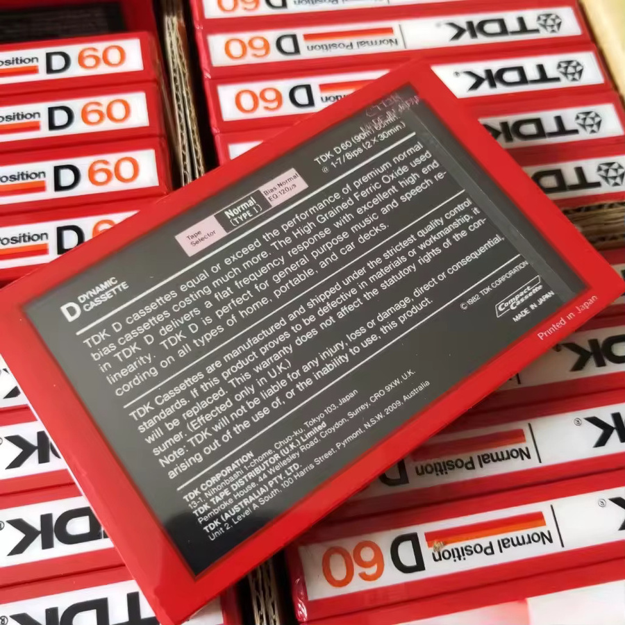 TDK D60 Audioaufzeichnungs-Kassette mit 60 Minuten Aufnahmezeit, neu und versiegelt - Bild 2