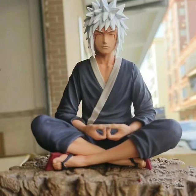 Yiran toy 1 Jiraiya Shippuden Naruto Action Figur Sitzende Statue PVC - Bild 1