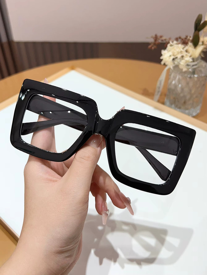 CAIPAI Korrektionsbrille, Vollrand, Square, Kunststoff, transparent, Damen - Bild 1