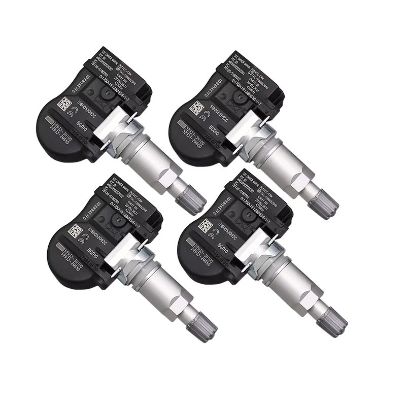 4er-Set GANGLE Reifendrucksensoren TPMS 433MHz für Hyundai Akzent Genesis Solaris und Kia Ceed Sorento II in Schwarz - Bild 3