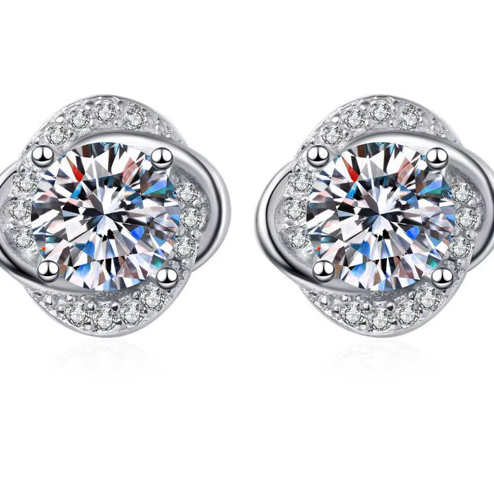SAY Ohrstecker 925 Silber, Zirkonia, Perle, Damen - Bild 2