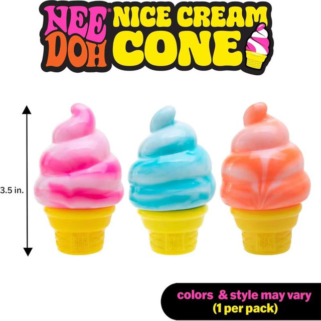 NeeDoh Eiscreme-Blindbox, Sensorikspielzeug, Squishy, ab 3 Jahren - Bild 1