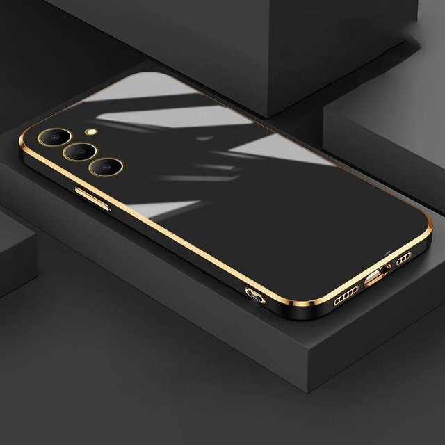Funda galvanisierte Hülle für Samsung Galaxy A-Serie in Schwarz - Bild 1