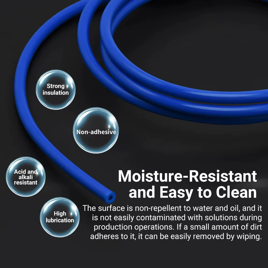 4M PTFE Teflon-Schlauch für Creality 3D-Drucker, Blau, ID 2 mm, OD 4 mm - Bild 3