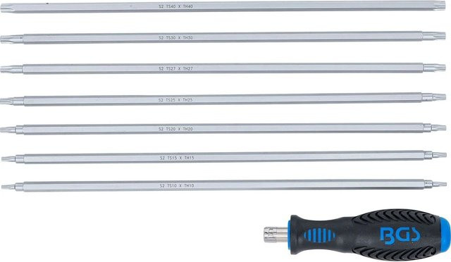 BGS Schraubendreher-Satz mit Wechselklingen für T-Profil (Torx) und TS-Profil (Torx Plus), 8-teilig - Bild 1