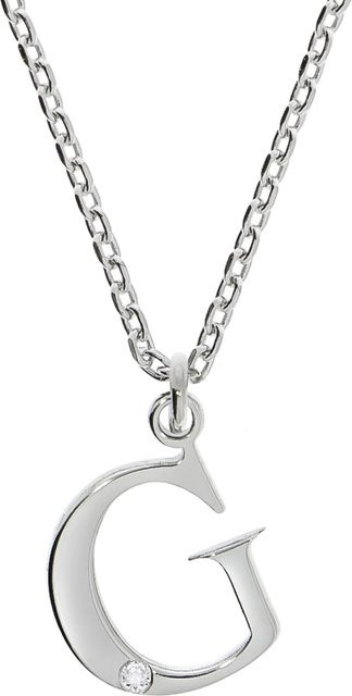 Diamonds by Ellen K. Halskette 925 Silber, Diamant, Damen, Buchstabe G - Bild 1
