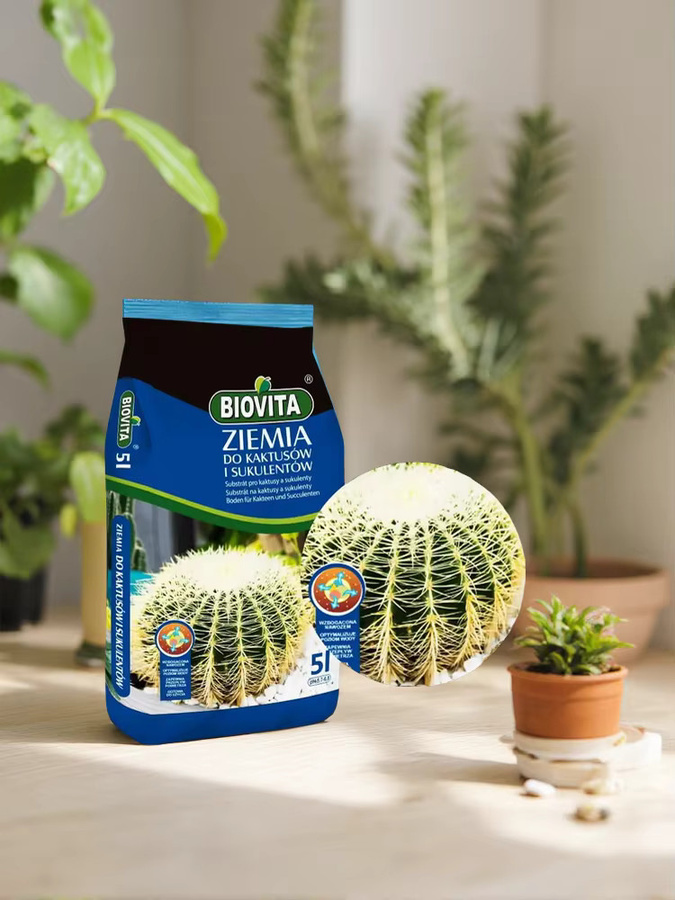BIOVITA Erdensubstrat für Kakteen und Sukkulenten, 5 l - Bild 3