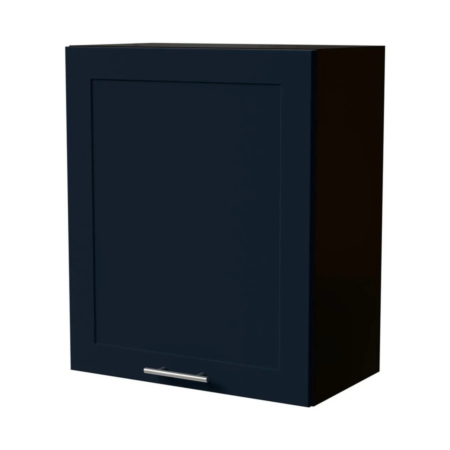 Feldmann-Wohnen Hängeschrank Oslo W2/60 in Schwarz und Indigo Matt mit Soft-Close-Türen, B/T/H: 60 x 32,5 x 72 cm - Bild 2