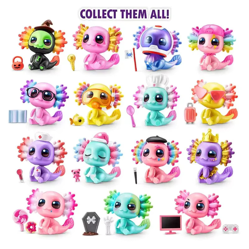 ZURU 5 Surprise A Lot Axolotl Blind Box, Mini-Axolotl-Figuren - Bild 4