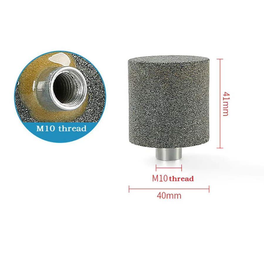 Vibratite Schleifenrad mit M10 Gewinde und 70er Körnung für Steinbearbeitung und Polieren in Grau - Bild 3