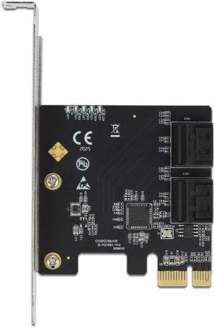 Delock SATA 6Gb/s Speicher-Controller PCIe 3.0 x2 RAID Controller Karte Schwarz - Bild 2