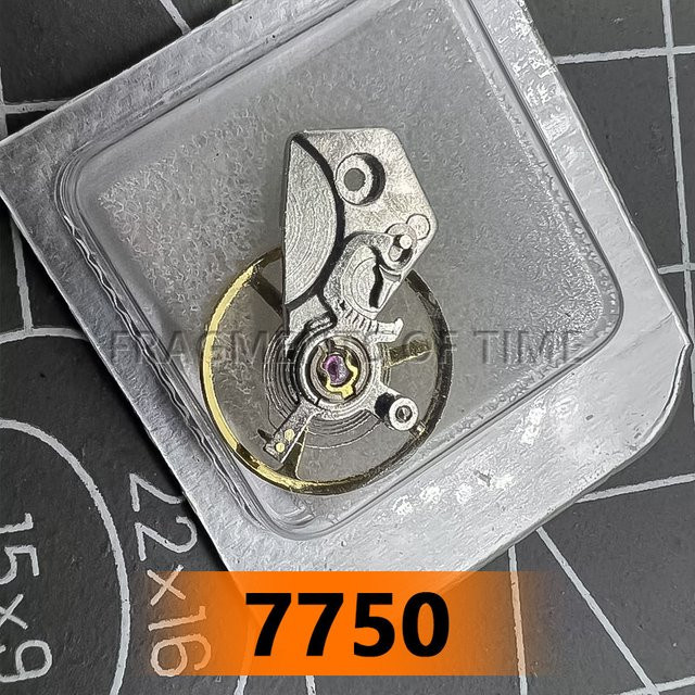 ATEND Ersatz-Uhrenbalance mit Balance-Feder und Balance-Cock, 7750-Uhrwerk 2888 - Bild 1