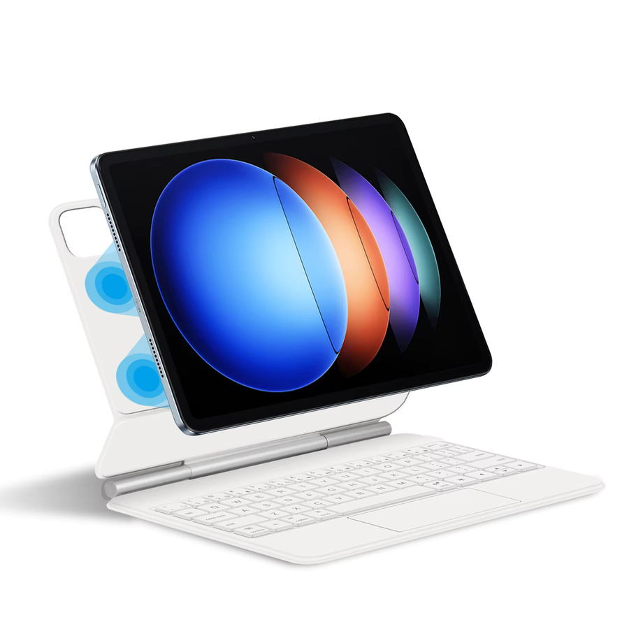 Xiaomi Magic Keyboard für Xiaomi Pad 6S Pro 12,4 Zoll 2024 mit Hintergrundbeleuchtung und Touchpad in Schwarz - Bild 2