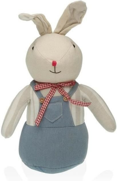 Türstopper VERSA Hase in Weiß aus Polyester, B/T/H: 12 x 35 x 19 cm - Bild 1