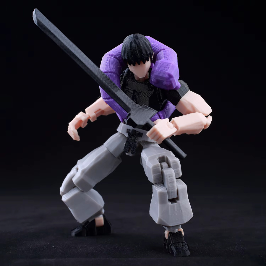 Bandai Jujutsu Kaisen Fushiguro Toji Action Figur, Multi-Gelenk, Bunt - Bild 2