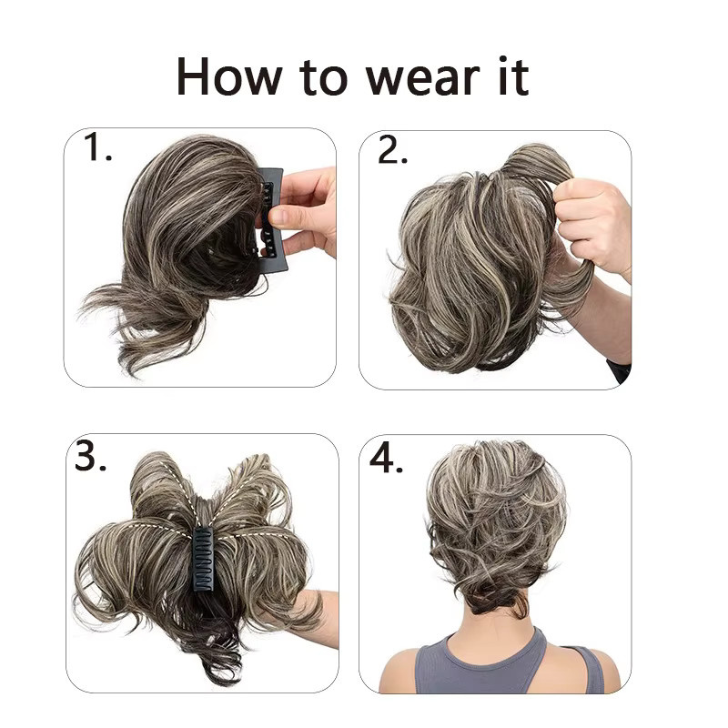 Horsepower star Clip-in-Haarschwanzverlängerung, Damen, Synthetisch - Bild 4