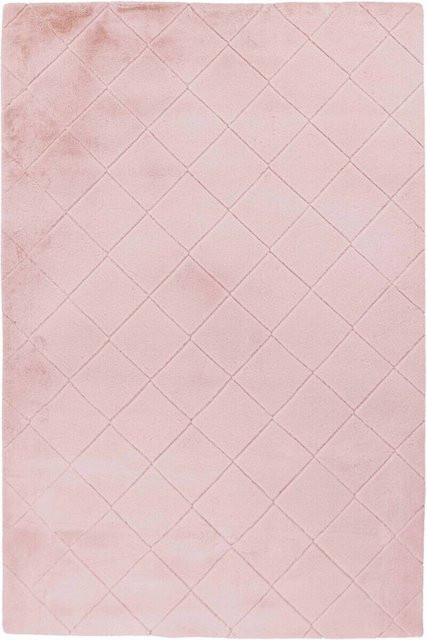 Padiro Hochflorteppich Imala in Rosa B/H/L: 160 x 3 x 230 cm - Bild 1