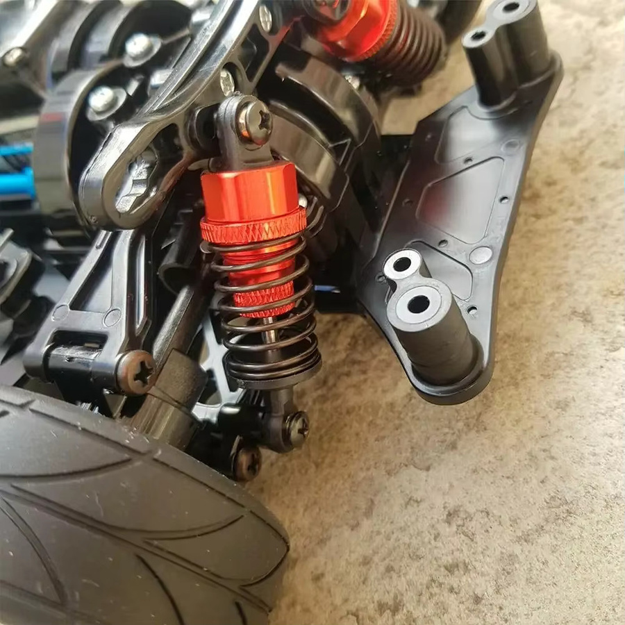 Tamiya Stoßdämpfer-Set, Metall, 60mm, Rot - Bild 3