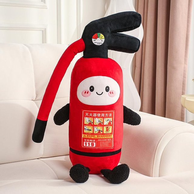 Yiran toy Plüschpuppen Feuerlöscher Hydranten, Plüschtiere, Bunt / Mehrfarbig - Bild 1