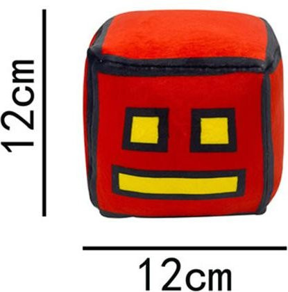 Geometry Dash Plüschtier, rot, 12cm, ab 14 Jahren - Bild 1