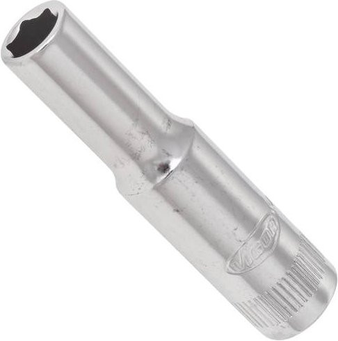 Vigour Steckschlüsseleinsatz V2535N mit Außensechskant-Profil, 6 mm, 1/4 Zoll Innenvierkant, silber - Bild 1