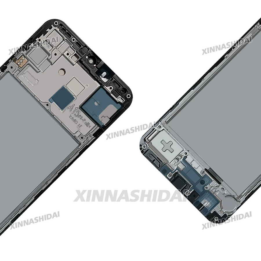 Samsung A15 5G SM-A156B TFT LCD Display Bildschirm Ersatz mit Rahmen und Batterie Rückseite in Schwarz - Bild 2