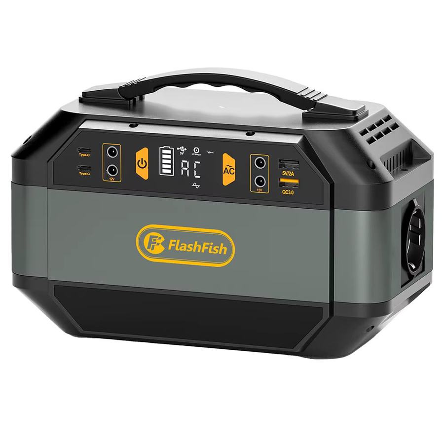 Flashfish P56 Tragbares Kraftwerk 288,6 Wh Akku Solargenerator mit 330 W AC-Ausgang und 600 W Spitze sowie 9 Ausgängen für Camping - Bild 6