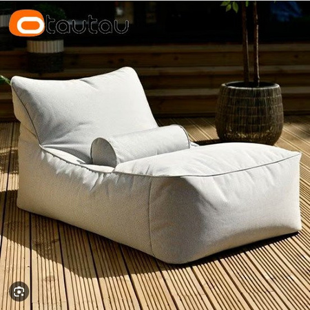 OTAUTAU Outdoor Oxford Sitzsack Liegebezug SF482 aus Polyester in Beige oder Grau