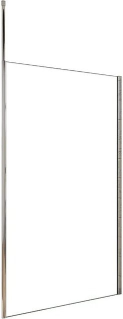 Duschparadies Walk In Duschabtrennung aus Klarglas mit Nano-Beschichtung, Farbe: Transparent, B/H: 50 x 200 cm, Hochglanz Verchromt - Bild 1